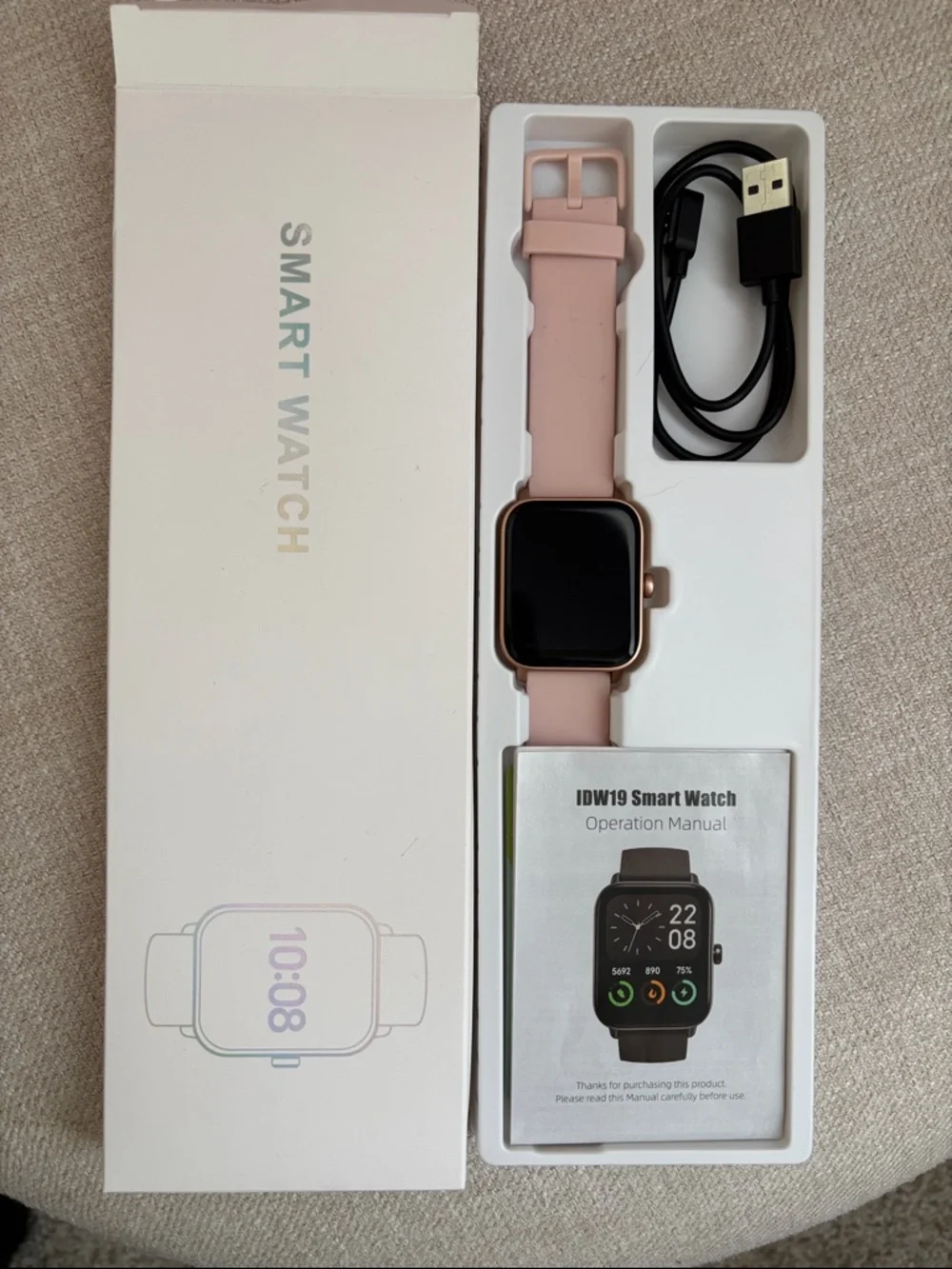 IDW19 Brand New Smart Watch with Silicone Band